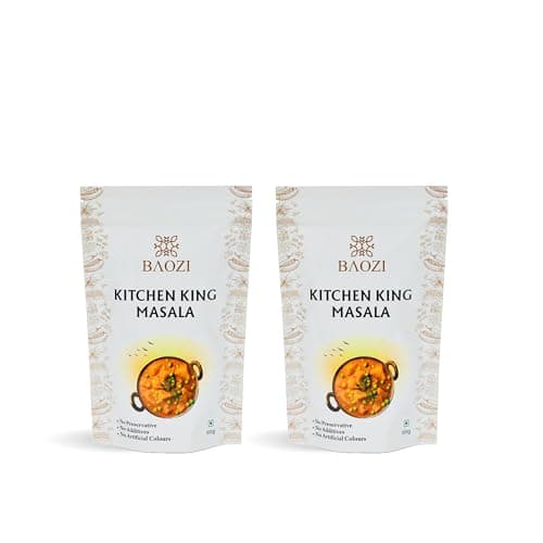 BAOZI Kitchen King Masala - 100% Pure & Aromatic Spice Blend | Perfect for Flavorful Vegetable Dishes, Curries & Indian Cooking | Pack of 3 (100g x 3) — image 6