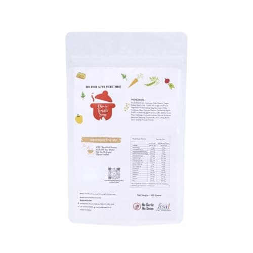 Yoganica Jain & Satvik Instant Soup Combo | No Onion No Garlic | Cheese Tomato & Sweet Corn Soup Mix | Ready in Minutes | 100g x 2 — image 3