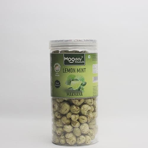 Mooddy Munch Cheese Herbs Jain Flavour & Roasted Makhana/Fox Nuts/Healthy Party Indian Snacks (70g) Jain Variety, No Onion No Garlic — image 7