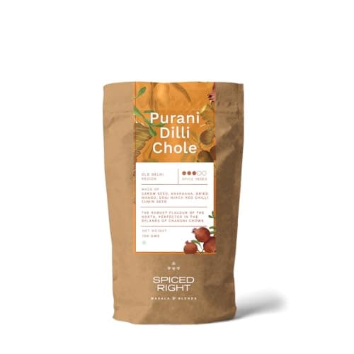Spiced Right Purani Dilli Chana/Chole Masala Powder (200 Gm) Blended with Traditional Indian Spice & Flavors for an Authentic Taste | Best for Cooking Sabji, Chhole, Chana, & Chickpeas — image 8