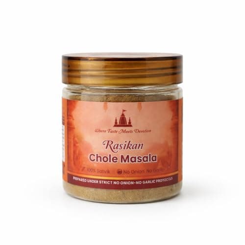Rasikan Jain Satvik Masala Combo – Kitchen King, Chole, Garam Masala,Paneer Tikka(320g) | No Onion No Garlic | Freshly Ground Small Batch Spices | No Added Colour or Preservatives | Perfect for Bhog, Satvik & Everyday Cooking — image 3