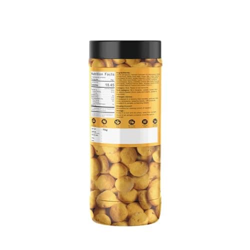 Chaskaah Cheddar Cheese Jowar Puff, 75g by JK | Vegan| Gluten Free| Dry Roasted|MSG Free| Low Cholestrol| Rich in Calcium|Gourmet| Puffed Snacks| Jain — image 3