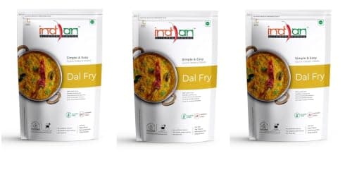 Indian Kitchen Foods Jain Dal Fry, Ready to Eat Foods, Freeze Dried Ready to Cook Meals, Instant Food, Indian Food Products (55gm) — image 5