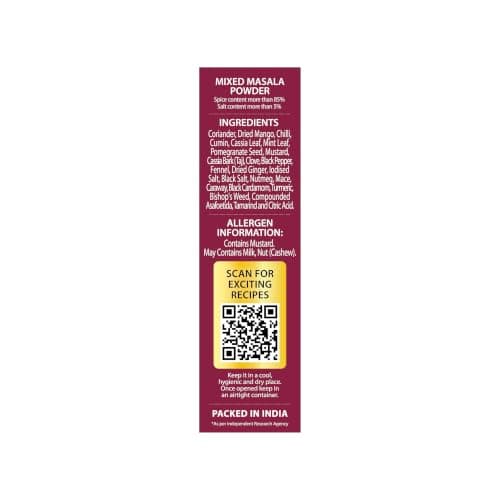 Everest Chhole Masala – 100g | Exquisite 24-Spice Blend for Authentic, Flavourful Punjabi Chole | Balanced Chole Masala Powder for Chickpea Curries — image 2