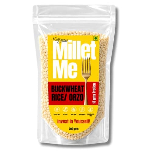 Kuizeens Buckwheat Rice - 200G (Pack of 2)| Low Carb & Low Fat | Buckwheat Flour, Xauthum Gum | Chemical Free | No Preservatives & No Artificial Additives |Jain | No Onion & Garlic — image 8