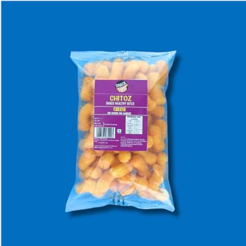 Snack First Chitoz, Pack of 6, No Onion No Garlic, Jain, Puffed Snack, Corn Puffs, Healthy Snack, Namkeen, Each 80g — image 4