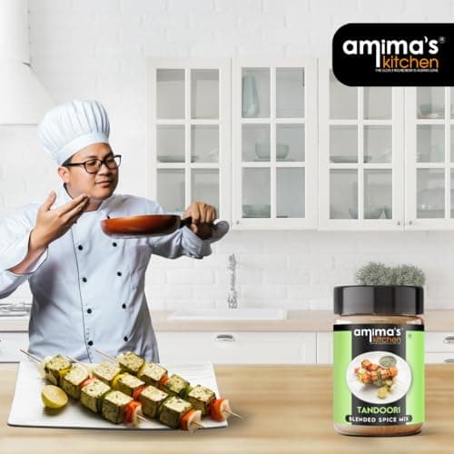Amima's Kitchen Tandoori Masala Powder (No Onion No Garlic) – 100 Grams | Blended Spice Mix | For Healthy and Delicious Cooking | No Synthetic Flavour & Color | Ready Jain Spice Mix — image 5