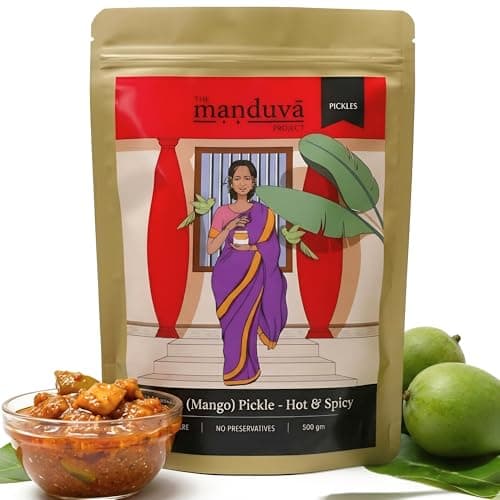 The Manduva Project Red Chilli Pickle 250g | No Onion | Authentic Andhra Red Chilli Achar | Traditional Homemade | Spicy & Tangy | No Preservatives — image 7