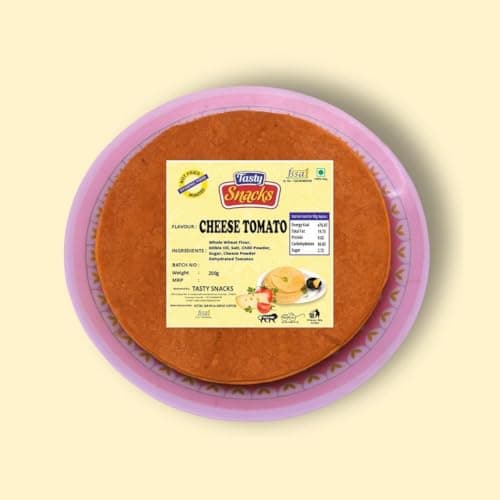 Tasty Snacks High Protein & High Fiber Khakhra – Jeera Flavor | No Maida | No Palm Oil | Jain Roasted Indian Snack | 800g (Pack of 4) — image 8