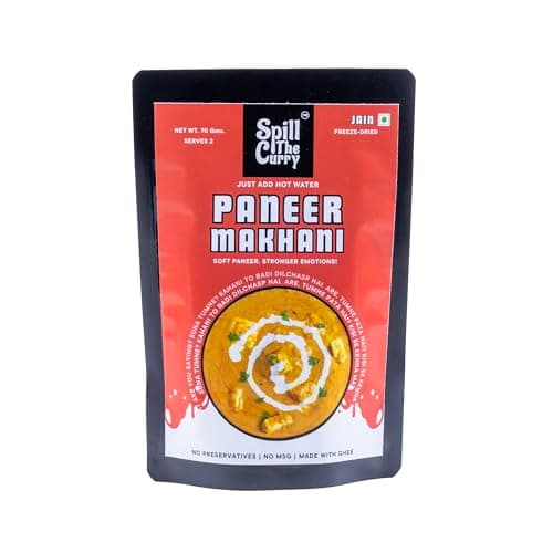 SPILL THE CURRY Puneri Misal Jain Ready to Eat | No Onion No Garlic | Authentic Maharashtrian Misal | Freeze-Dried Instant Meal | Pure Ghee, No Preservatives, MSG-Free | Travel & Hostel Friendly | Combo Pack of 5 (55g Each) — image 8