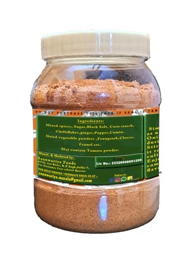 Pure Blends Jain Noodles Masala | All-in-One Masala | Without Onion & Garlic | Authentic Jain Seasoning Mix | Perfect for Instant Noodles, Pasta, Poha, Fried rice Aloo sabji & other Dry Snacks | 500gm