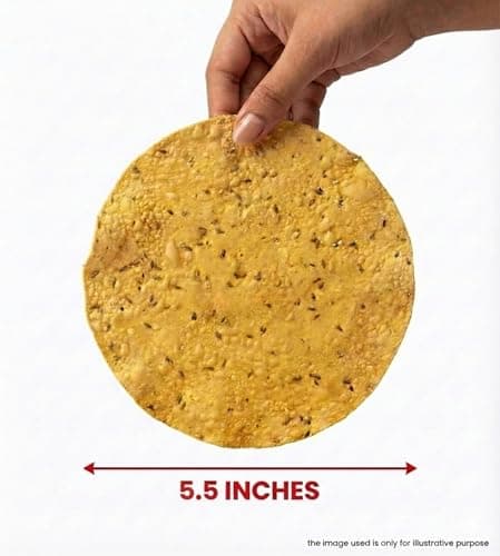 JAIN Urad Papad, 200g, 5.5 Inch, Handmade, No Preservatives — image 2