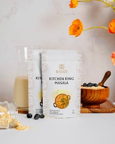 BAOZI Kitchen King Masala 100g - 100% Pure & Aromatic Spice Blend | Perfect for Flavorful Vegetable Dishes, Curries & Indian Cooking — image 3