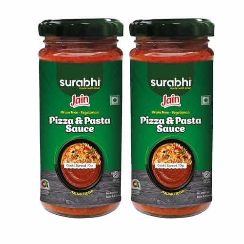Surabhi Jain Pizza Pasta Sauce 250g Glass Bottle | Pack of 1 | No Onion No Garlic — image 8
