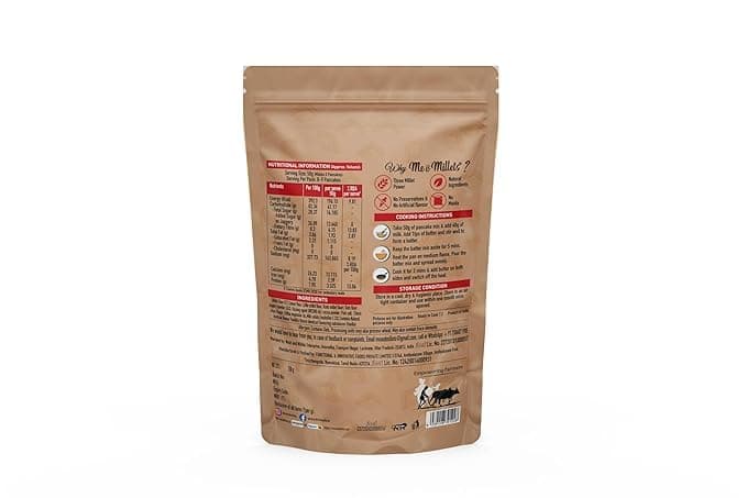 ME & MILLETS Chocolate Flavor Millet Pancake Mix 150g X 2 — image 2