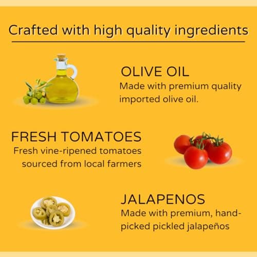 The Gourmet Jar Jalapeno Ketchup 225g| 100% Natural, No Preservatives, No Artificial Colors, No Artificial Flavouring agent| No Refined Sugar| Low Calorie| No-trans-fat| Healthy ketchup| Made with Fresh Tomatoes and Jalapenos| Homemade taste| Hot, Sweet & Spicy| Pack of 1 — image 3