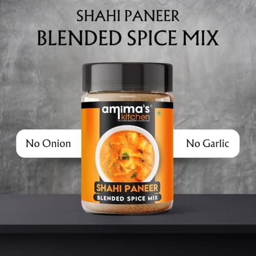 Amima's Kitchen Combo Of Shahi Paneer + Dal Makhani Jain Spice Mix (No Onion No Garlic) – 100 Grams (Pack of 2) | Blended Spice Mix | For Healthy and Delicious Cooking | No Synthetic Flavour & Color | Ready Masala Powder — image 3