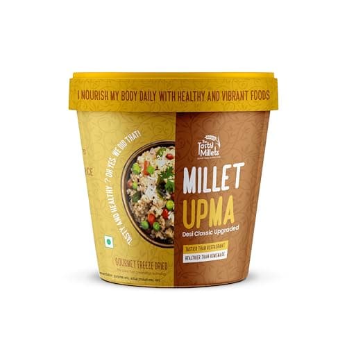 The Tasty Millets South Indian Breakfast Combo | Kodo Millet Idli + Barnyard Millet Upma | High Fibre | Gluten Free | No Refined Flour | Healthy Instant Breakfast Kit — image 3