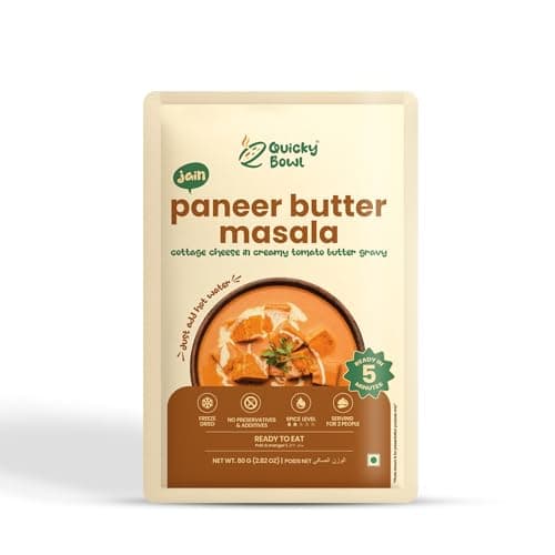 Quicky Bowl Ready To Eat Jain Meal Combo | Jain Curry | No Onion No Garlic | Instant Food | (Pack Of 5) — image 5