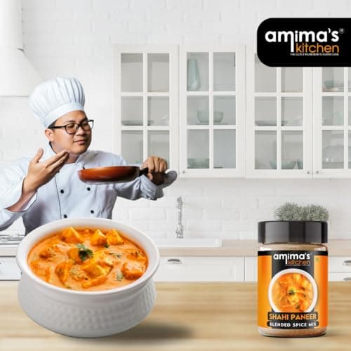 Amima's Kitchen Combo Of Shahi Paneer + Dal Makhani Jain Spice Mix (No Onion No Garlic) – 100 Grams (Pack of 2) | Blended Spice Mix | For Healthy and Delicious Cooking | No Synthetic Flavour & Color | Ready Masala Powder — image 5