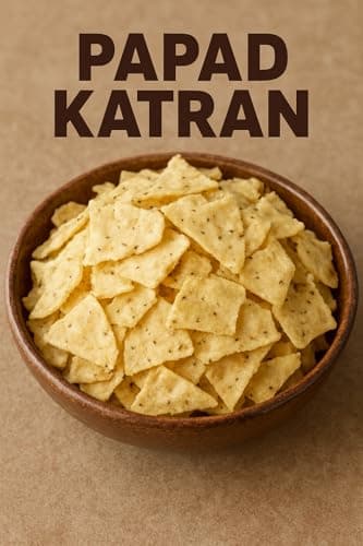 Om Uttam Papad Katran, Traditional Indian Crispy Snack Chips, Moong Flour Based, 1kg — image 4