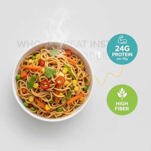 Naturally Yours Khapli Atta Whole Wheat Instant Noodles 175g | High Protein & Fiber | 100% Maida-Free | Healthy Meal | Non-Fried | No Onion No Garlic Jain-Friendly | Pack of 3 — image 5