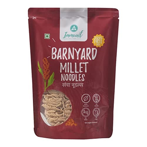 Immunit No Maida Assorted Millet Noodles, Pack of 9 (Ragi, Jowar, Little, Foxtail, Barnyard, Browntop, Kodo, Bajra, Emmer Wheat) | Vegan, Not Fried, No MSG, No Preservatives — image 2