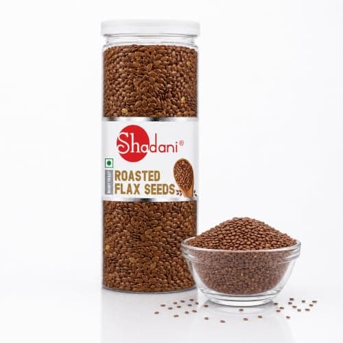 Shadani Roasted Alsi Can 150g | Crunchy Roasted Alsi Snack | Healthy Nutty Topping & Meal Enhancer — image 3