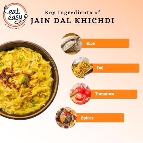 Eat Easy Ready To Eat Jain Rice Combo of 4- Jain Jeera Rice, Pulav, Biryani, Dal Khichdi | Just Add Water and Cook | No Onion, No Garlic | Freeze Dehydrated Instant Rice for Travel, Hostel, Trekking, Camping, Hiking — image 8