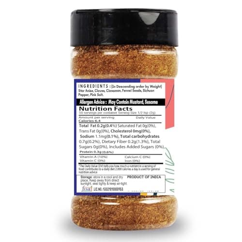 SARANZ Lebanese 7 Spice, Pizza Mix Jain & Chinese 5 Spice Jain Seasoning ( Combo Pack Of 3 ) Batata Harra Masala | Perfect for Snacks, Appetizers, Main Dishes and Flavoured Vegan | Middle East Seasonings | 100 Gm Sprinkler Jar — image 4