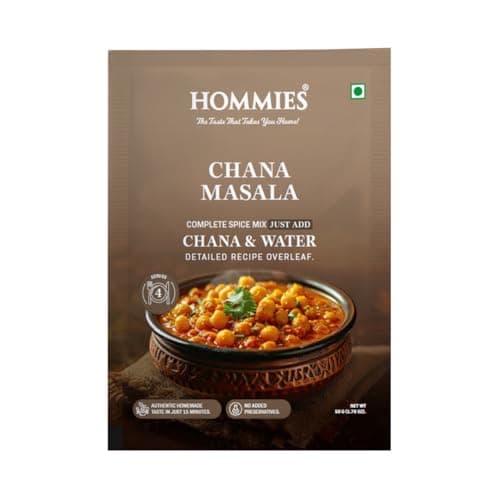 Hommies Dhaba Style Jain Paneer Tikka Masala Curry Spice Mix | No Onion No Garlic | Ready to Cook in 15 Mins | Just Add Paneer & Milk | Authentic Jain Curry Masala | Serves 4 | No Preservatives | Pack of 4 (200g, 50g Each) — image 8