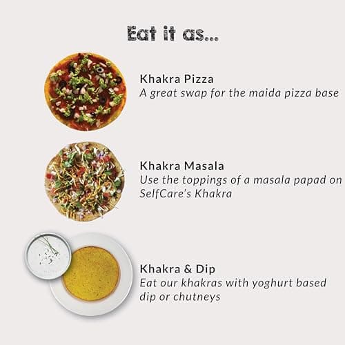SelfCare By Suman Agarwal Ajwain Moong Dal Khakhra Pack of 1 250g | Roasted-Healthy-Snacks-Crackers-Namkeen-Grocery | Crispy & Chatpata - Tae time - Eat with Dip | Gluten Free - Jain & Travel Friendly — image 7
