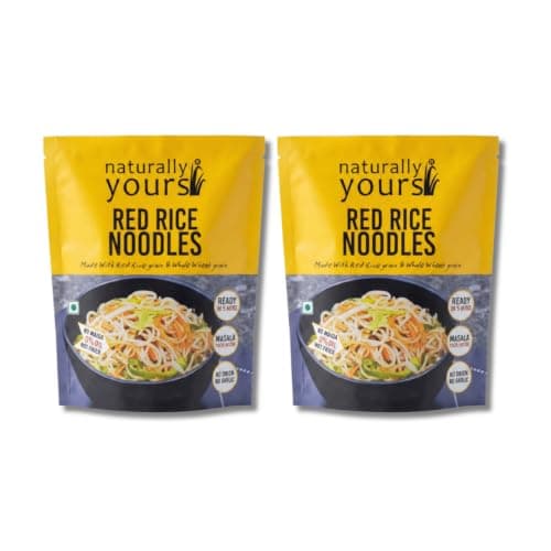 Naturally Yours Red Rice Hakka Noodles | No Maida, Non-Fried, Vegan, Preservative Free | No Onion No Garlic, Jain Friendly | High Iron, Antioxidants & Fiber | Healthy & Easy to Digest | 180g Pack — image 8