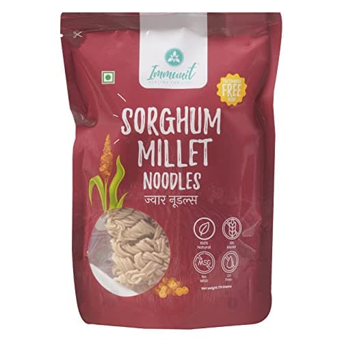 Immunit No Maida Assorted Millet Noodles, Pack of 9 (Ragi, Jowar, Little, Foxtail, Barnyard, Browntop, Kodo, Bajra, Emmer Wheat) | Vegan, Not Fried, No MSG, No Preservatives — image 3