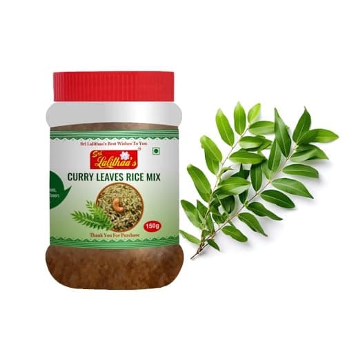 Sri Lalithaa’s Curry Leaves Rice Mix Powder – Karuveppilai / Karivepaku Annam Podi – 150g | Authentic South Indian Taste, No Artificial Flavors, No Onion & Garlic — image 7