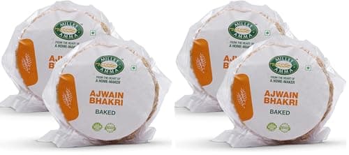 Millet Amma Baked Jowar Bhakhri - 360 Gms | (Pack of 2 - Each 180 Gms) | Ready to Eat | Best Choice for Snack Time, Parties & Events | Healthy Traditional Gujarati Snacks — image 8
