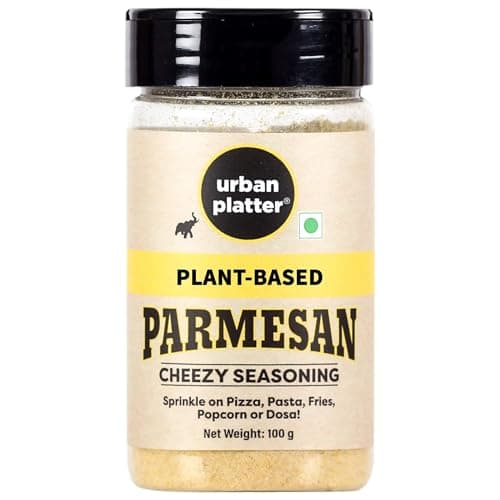 Urban Platter Parmesan Style Seasoning, 100g (Savoury Umami Sprinkle | Clean-Label | Ideal for Pasta, Salads, Snacks)
