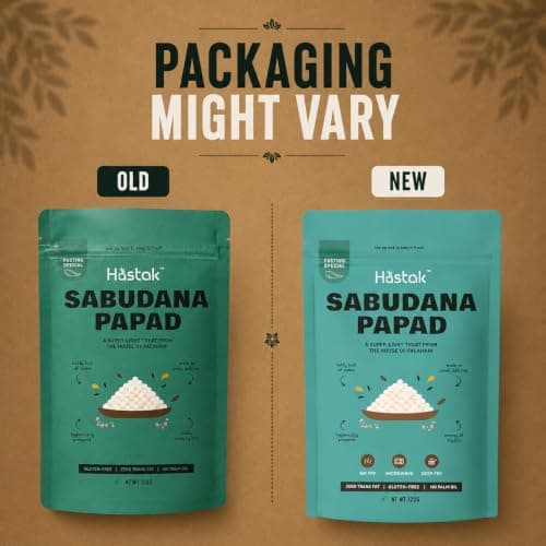 Hastak Sabudana Papad Ready to Fry | For Vrat & Fasting | No Onion & Garlic — image 2