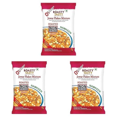 Roasty Tasty Jowar Mix Magic Masala Roasted Snack 340g | Healthy Snack | Gluten Free Jowar Namkeen | Ideal Millet Namkeen for Kids & Adults | Low Calorie Snacks - Roasted Namkeen - No Cholesterol, No Transfat Diet Mixture with Seeds Mix | Millet Snacks Items — image 6