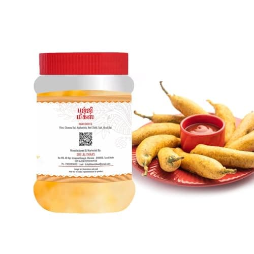 Sri Lalithaa’s Traditional Instant Bajji Mix | South Indian Style Crispy Snack Batter | No Onion & No Garlic | No Artificial Colours – 200g — image 8