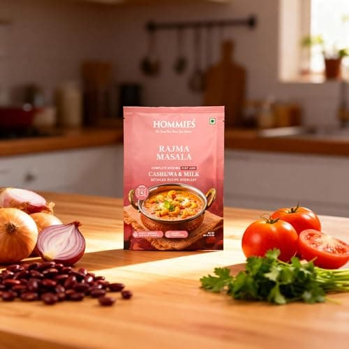 Hommies Paneer Spice Combo Pack of 4, Paneer Tikka Masala, Paneer Butter Masala, Paneer Makhanwala & Kaju Curry Spice Mix, Ready to Cook, Vegetarian, 50 g Each, Total 200 g — image 6