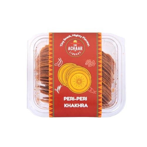 Cheese Mini Khakhra by THE ACHAAR LIBRARY | Whole Wheat Crisps | Bite-Sized | (180 grams) — image 8