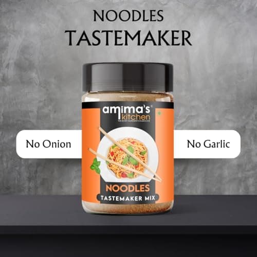 Amima's Kitchen Noodles Tastemaker Jain Spice Mix (No Onion No Garlic) – 100 Grams | Blended Spice Mix | For Healthy and Delicious Cooking | No Synthetic Flavour & Color | Ready Masala Powder — image 2