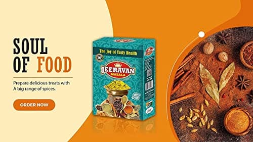 JEERAVAN Masala | जीरावन मसाला | Poha Raita | No Artificial Preservatives, Colors & Flavors | Taste Maker | Mix of 32 Blended Healthy Spices | 100% Natural Ingredients Pack of - (2) — image 5
