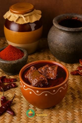 Godavari Vantillu Mango Avakaya Without Garlic (Andhra Mango Pickle) - Mustard Oil, Raw Mango, No Preservatives, Handcrafted (Authentic Telugu No Onion Jain Sattvic Achar) — image 3