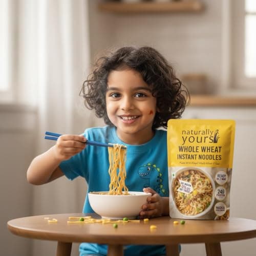 Naturally Yours Khapli Atta Whole Wheat Instant Noodles 175g | High Protein & Fiber | 100% Maida-Free | Healthy Meal | Non-Fried | No Onion No Garlic Jain-Friendly | Pack of 3 — image 8
