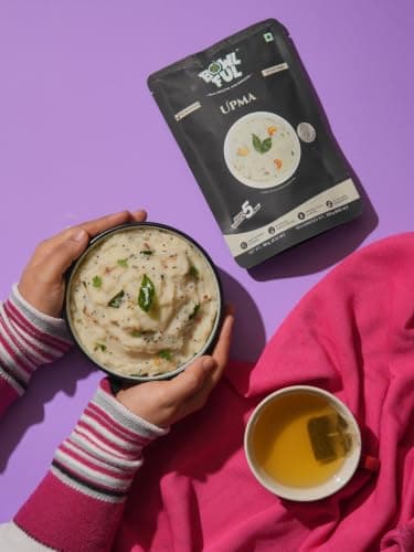 Bowlful Upma | 100% Natural | Ready-to-Eat Freeze-Dried Food | Authentic Indian Cuisine | Instant Healthy Meal | Microwaveable | No Added Preservative& Colours | Meal Ready In 5 Minutes — image 6