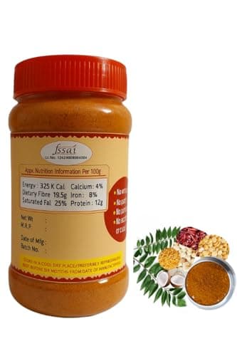 Sri Lalithaa’s Coconut Red Chilli Powder (Thengai Podi/Kobbari Karam Podi) – Authentic South Indian Spice Mix | No Onion, No Garlic | No Artificial Flavours or Colours — image 3