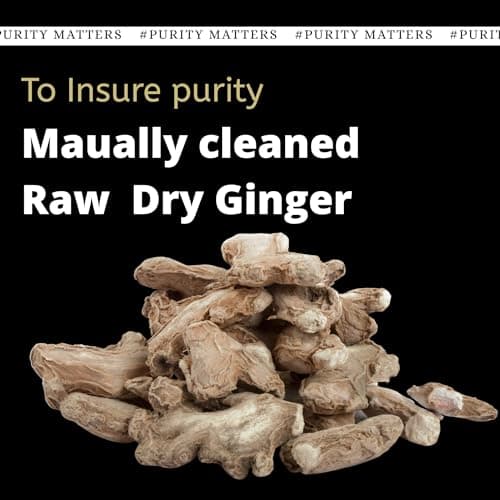 Indiana Organic Pure Ginger Powder (Adarak) 200g | Manually Cleaned Dry Ginger Sonth Masala | Freshly Ground on Order | No Added Preservatives, No Onion No Garlic | Glass Jar Packaging — image 6