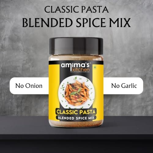 Amima's Kitchen Classic Pasta Jain Spice Mix (No Onion No Garlic) – 100 Grams | Blended Spice Mix | For Healthy and Delicious Cooking | No Synthetic Flavour & Color | Ready Masala Powder — image 2